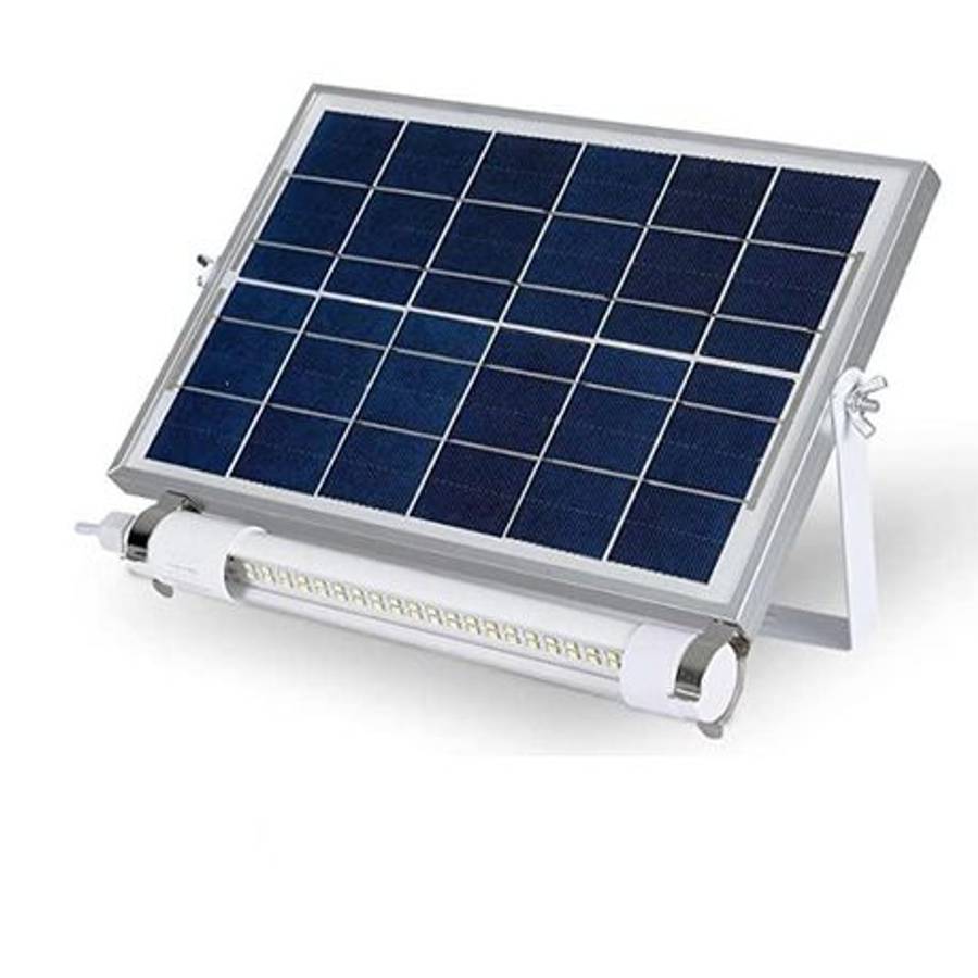 100W Solar LED Tube Lights for Home OutdoorWaterproof Wall Lamp with Panel