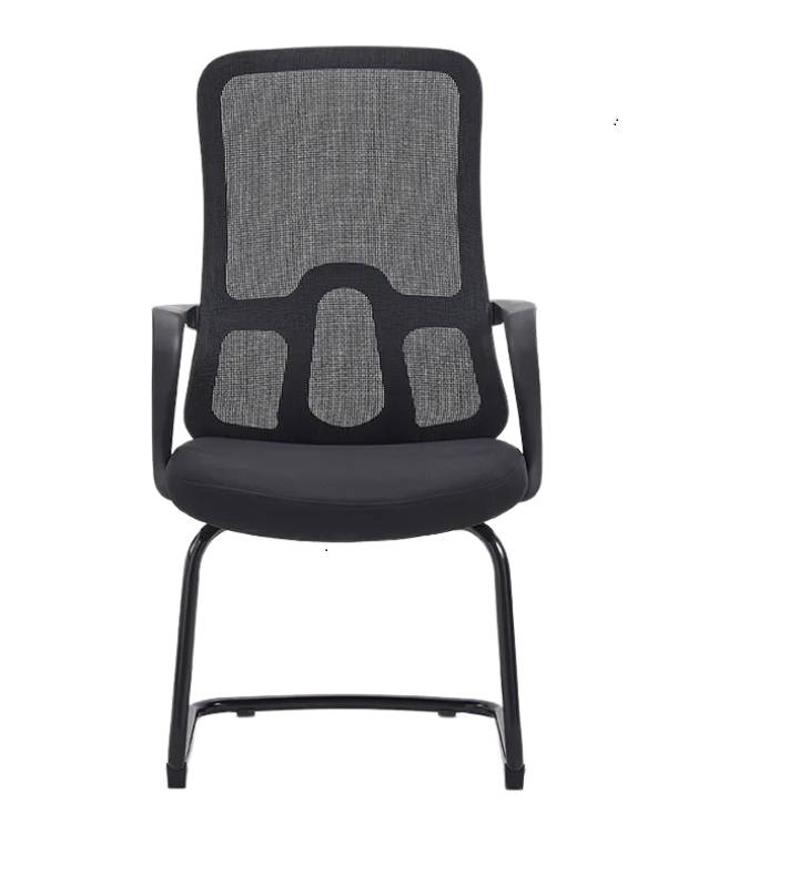 Visitor Office Chair - Breathable Mesh backrest-Black Colour