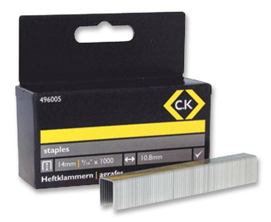 CK Tools (496005) Pack of 1000 Heavy Duty 10.5 x 14mm Staples