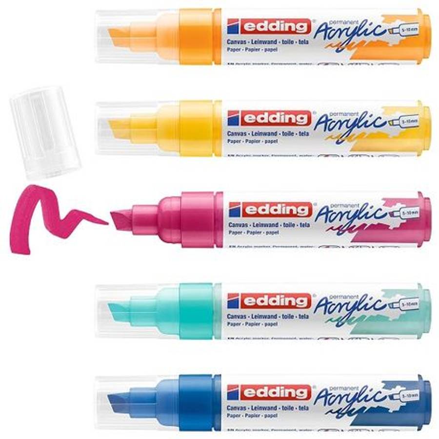 Edding - 5000 Acrylic Markers Broad 5's - Edding - 5000 Acrylic Markers Broad 5's