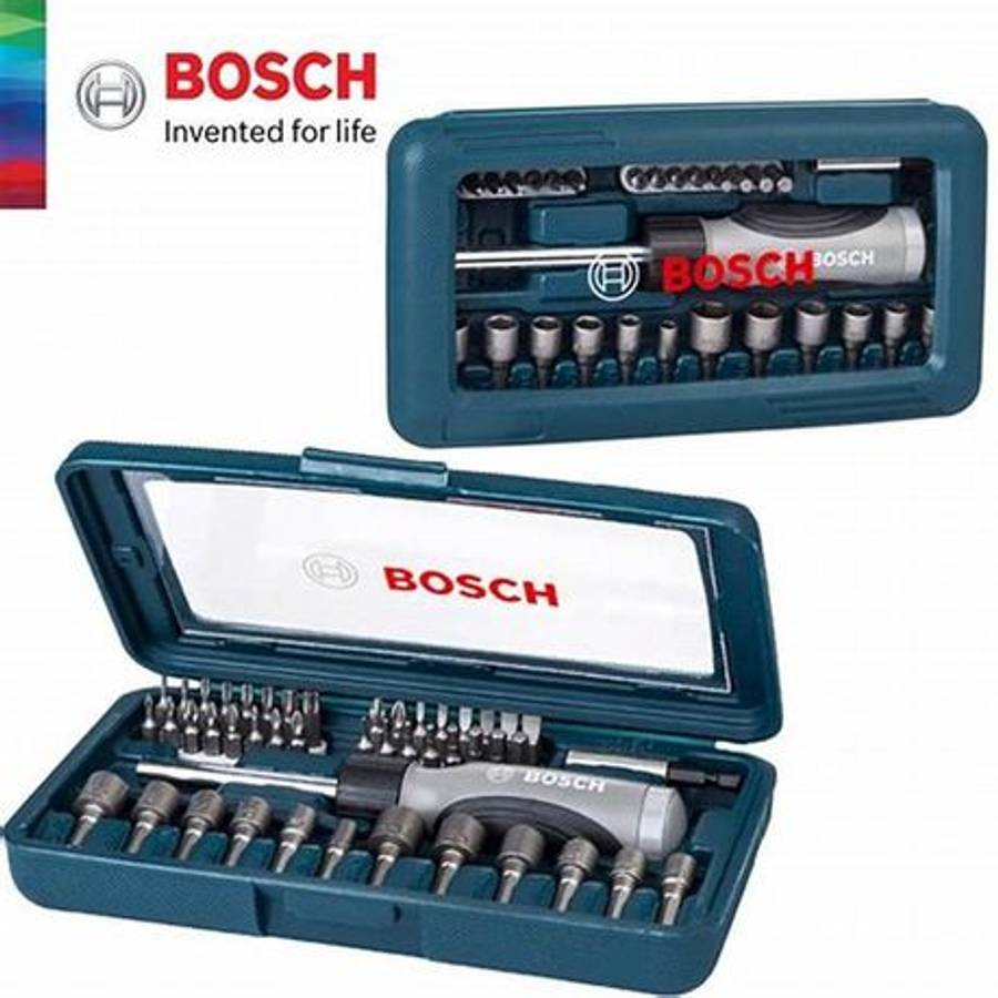 Bosch - Ratchet Socket and Drive Bit Set - 46 Piece - Bosch - Ratchet Socket and Drive Bit Set - ...