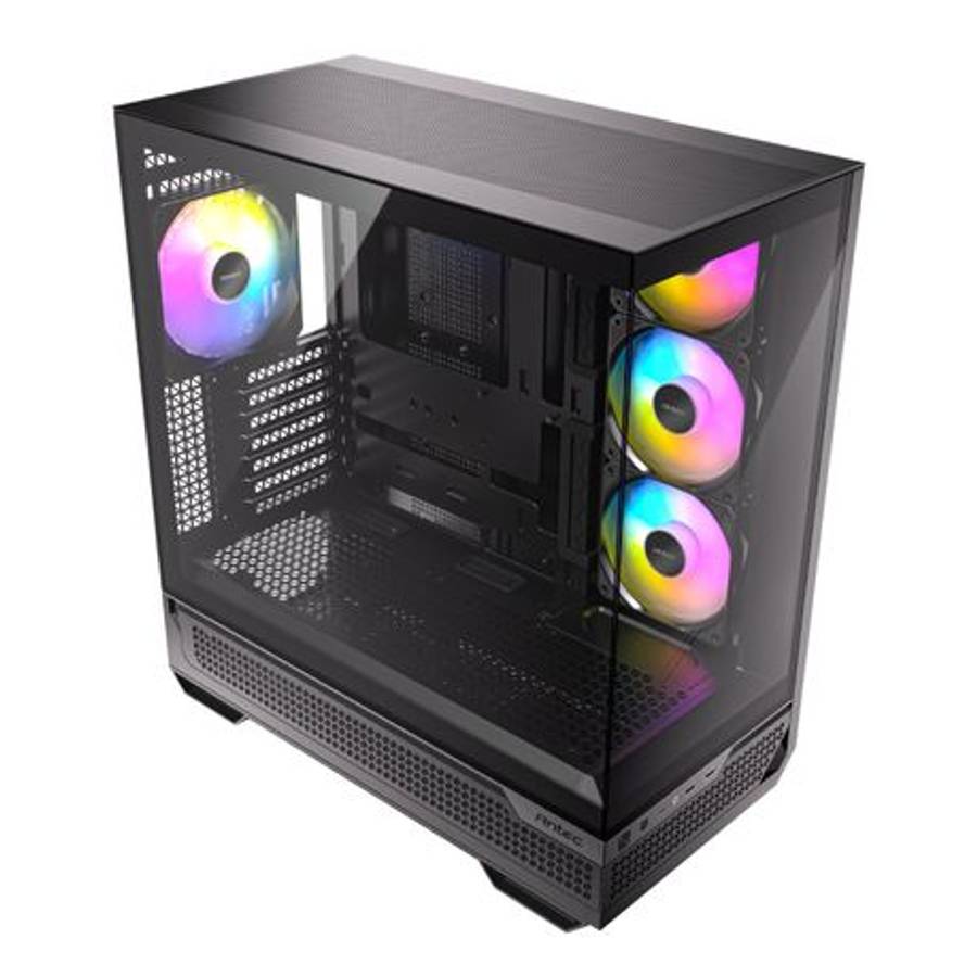 Antec - C7 ARGB E-ATX Mid Tower Gaming Chassis - Black - Antec - C7 ARGB E-ATX Mid Tower Gaming C...
