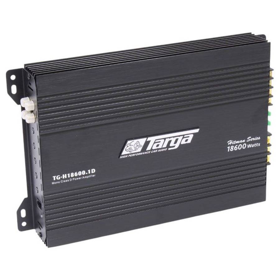 Targa TG-H18600.1D Hitman Series 18600w/1000w rms 1 Channel Class D Amplifier