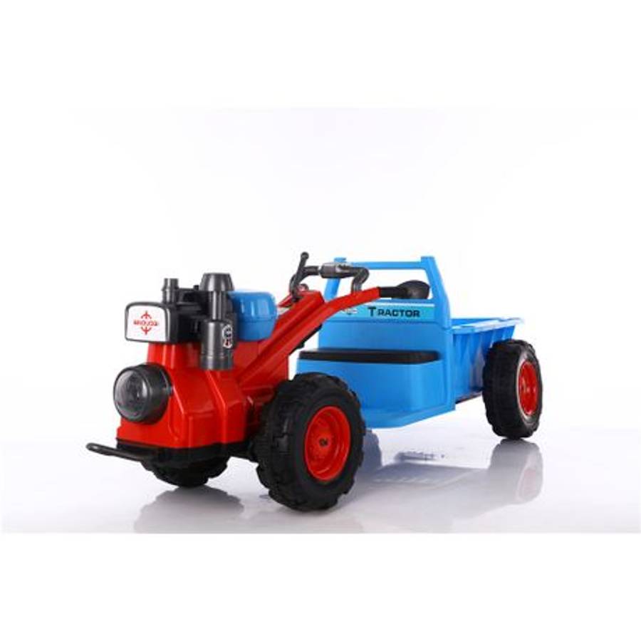 Kids Ride-On Electric Tractor with Trailer  Battery Powered(Untested)