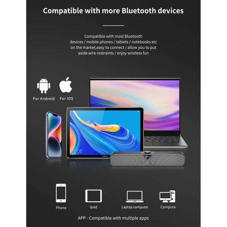 Lenovo Lecoo - DS102 - Desktop Bass Speaker With 3D Stereo Sound - Black