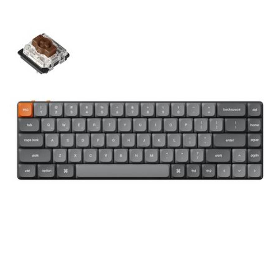 Keychron - K7 Max QMK/VIA 65% Wireless Custom Mechanical Keyboard | Brown Switches - Keychron - K...