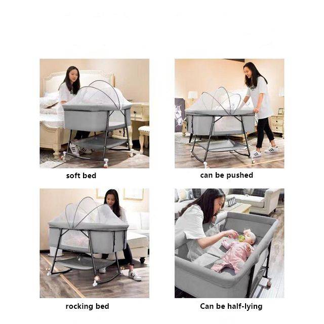 Baby Cradle Swing Crib (Grey) Baby Cradle Swing Crib (Grey) Baby Cradle Swing Crib (Grey) Baby Cradl