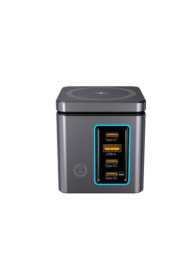 TechZA 105W GaN 6-in-1 Wireless Charging Tower - TZ058