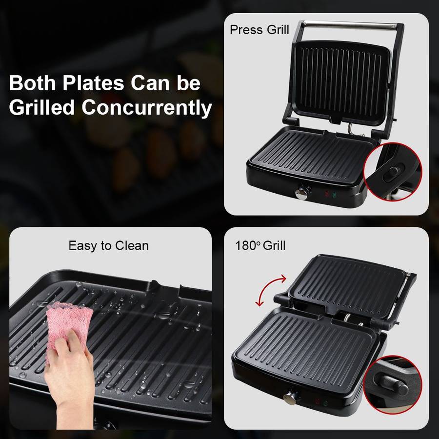Sokany Sandwich Press and Healthier Grill - 2000W