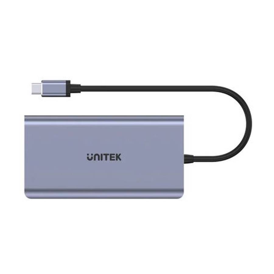 Unitek - USB3 Type-C 8-in-1 Port Replicator with 100W PD - Unitek - USB3 Type-C 8-in-1 Port Repli...