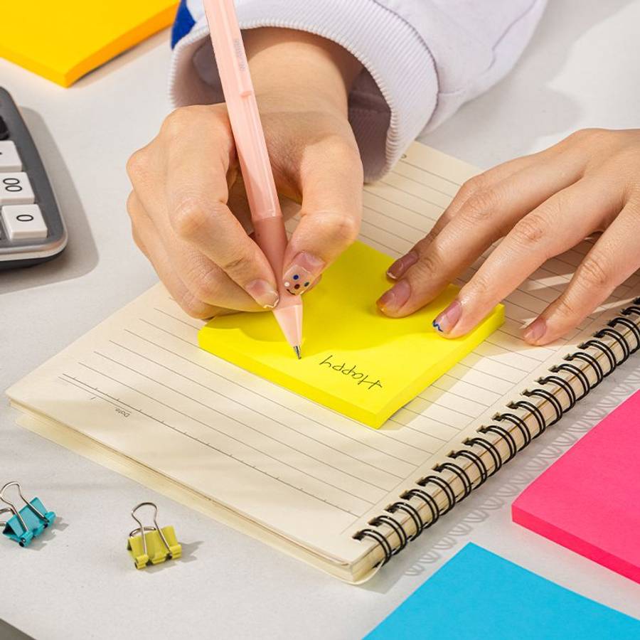 Sticky Notes Neon Cube - 76x76mm