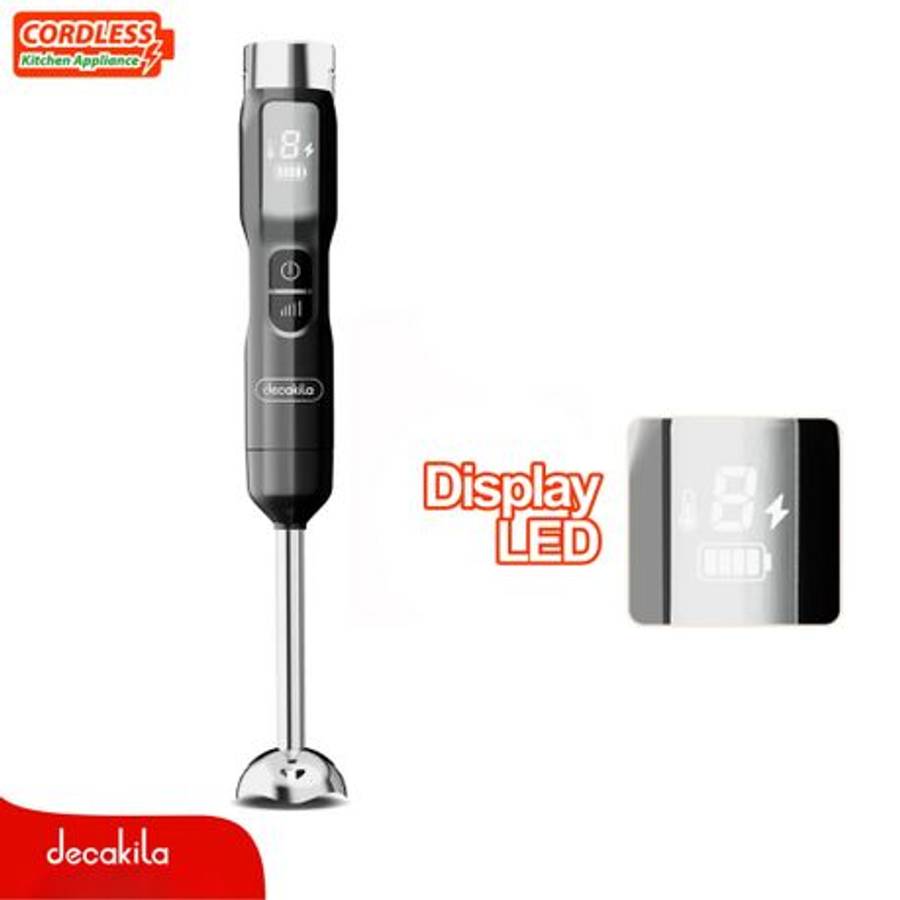Decakila - 5 Speed Cordless Hand Blender with Battery and Charger - 16V - Decakila - 5 Speed Cord...