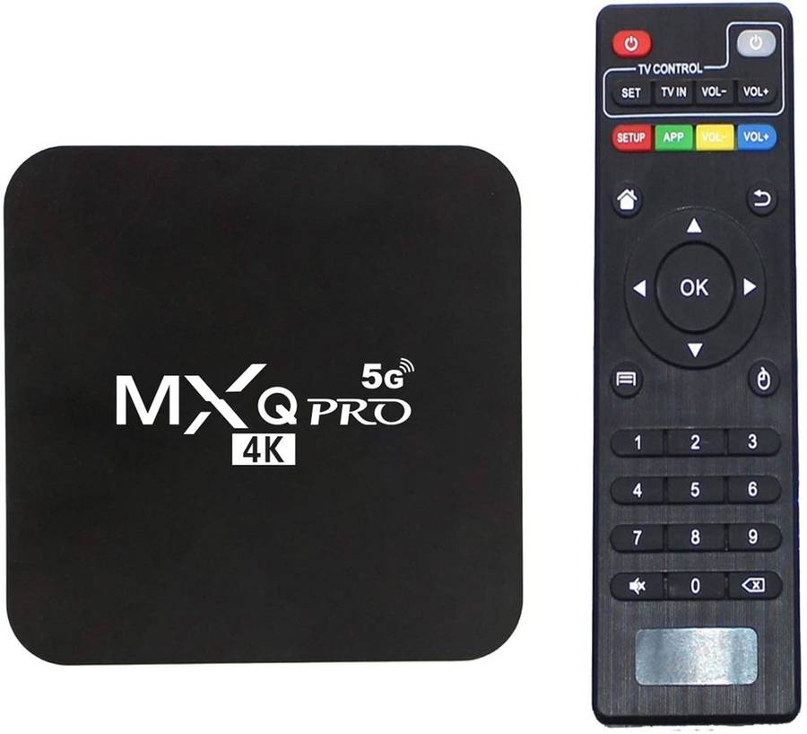 Android TV Box MXQPRO With Remote  -4K Live TV and Video
