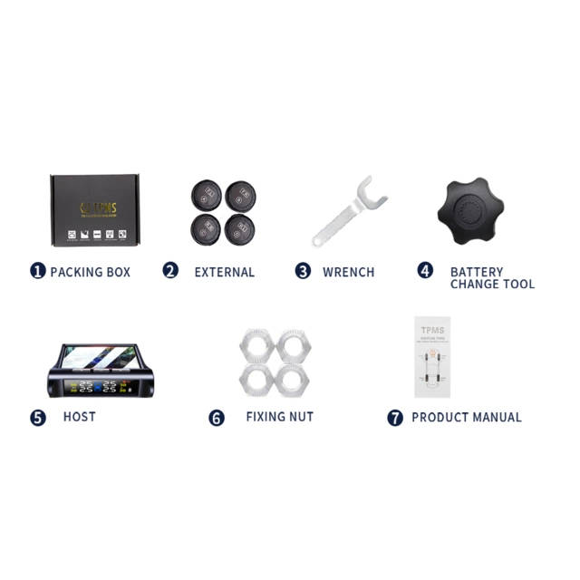 Solar Powered Digital Tire Pressure Monitoring System