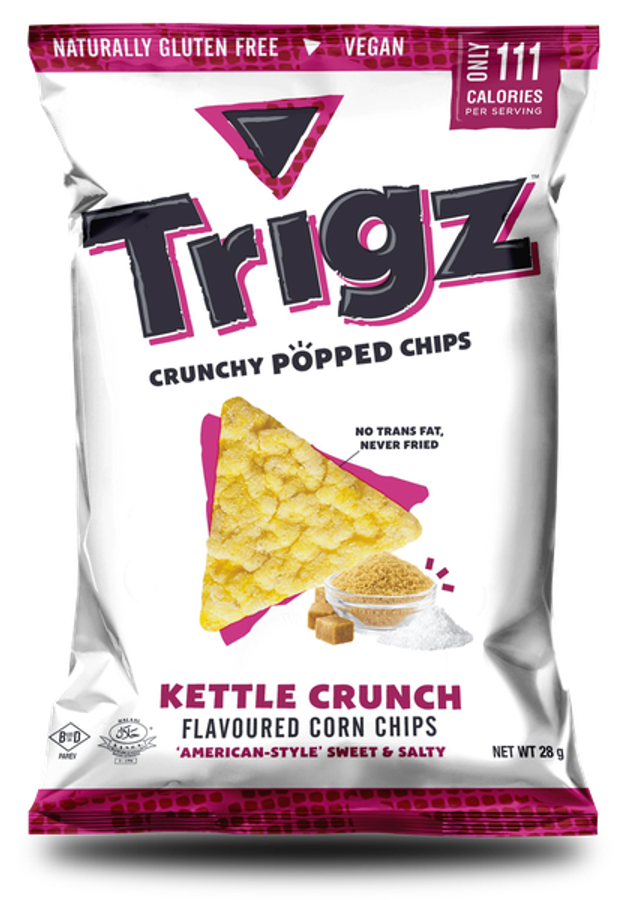 Trigz Crunchy Popped Chips - Mixed Bag (40 x 28g)