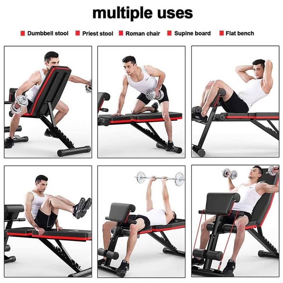 Multi-Functional Adjustable Weight Bench For Full Body Workout