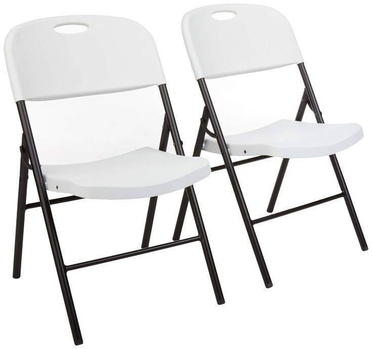 Foldable Chair- 2 pack white