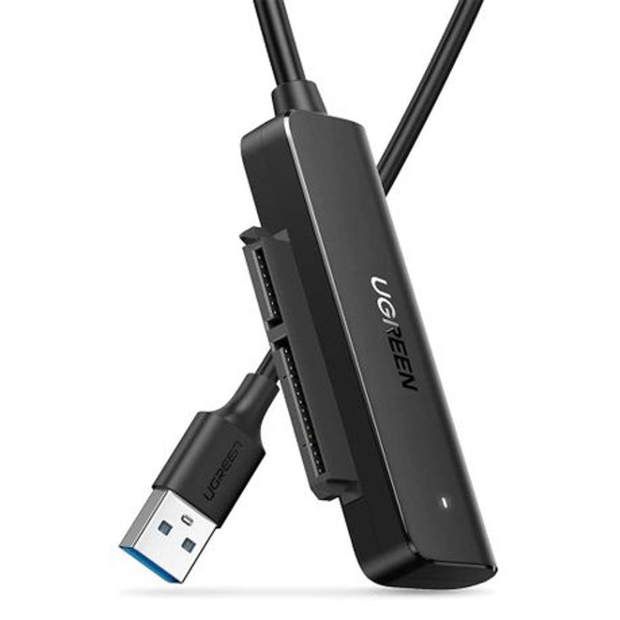 Ugreen - CM321 USB-A 3.0 to 2.5" SATA Converter-Black - Ugreen - CM321 USB-A 3.0 to 2.5" SATA Con...