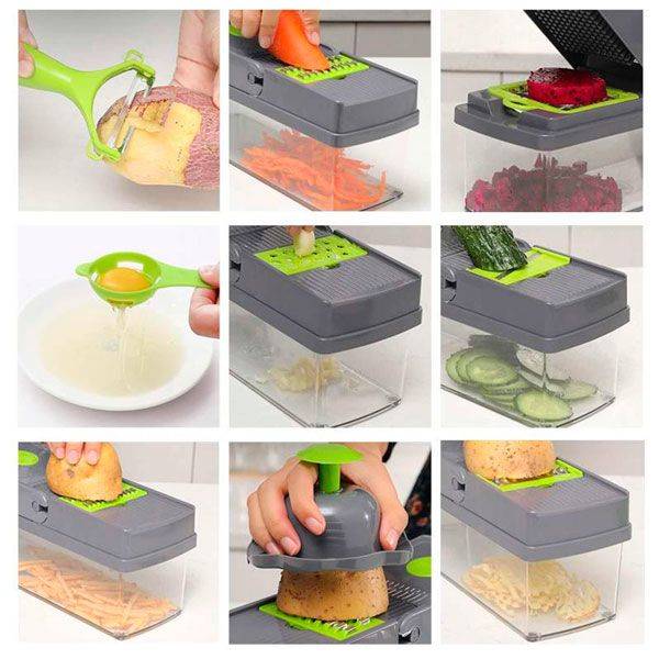 14 Pieces vegetable slicer