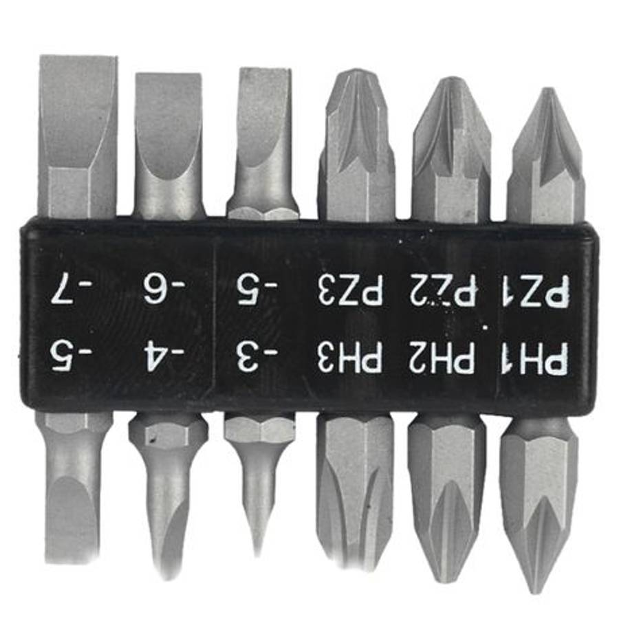 Tork Craft - Double End Bit Set 45mm - 6 Piece - Tork Craft - Double End Bit Set 45mm - 6 Piece