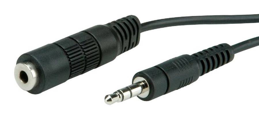 Roline (11.09.4355) 3.5mm Stereo Jack Plug, 3.5mm Stereo Jack Socket