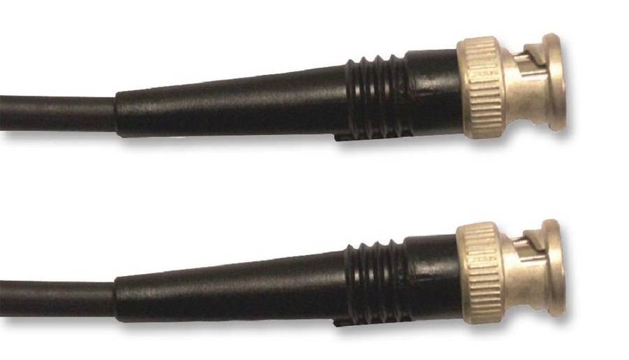 Radiall (R284C0351008) Rf/Coaxial Cable Assembly, BNC to BNC, 5 m, Black