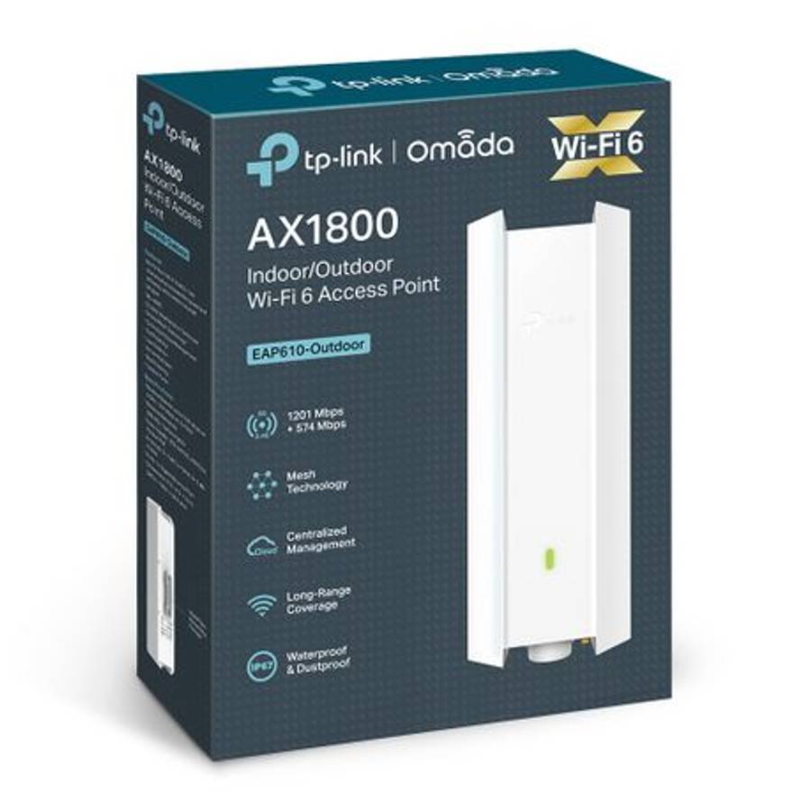 Tp-Link - EAP610-Outdoor AX1800 WiFi 6 Access Point with Mesh and PoE - Tp-Link - EAP610-Outdoor ...