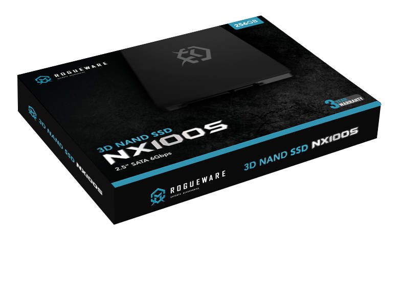 Rogueware NX100S 256GB SATA3 2.5` 3D NAND Solid State Drive