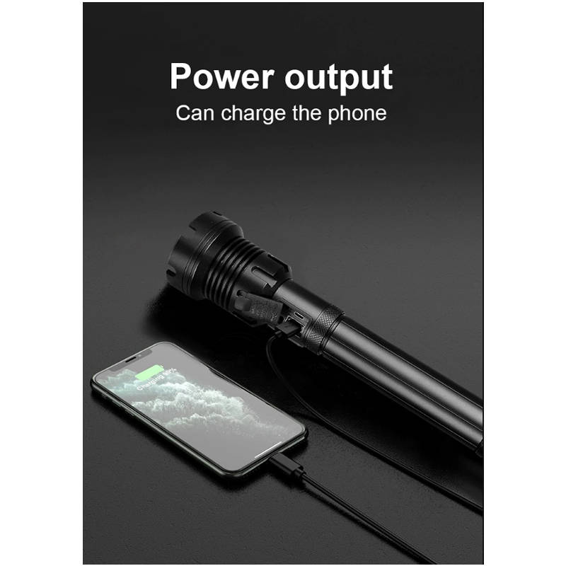 LED High Power Tactical Flashlight Torch