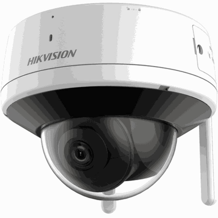 Hikvision Security - Hikvision - 4 MP Outdoor Audio Fixed Dome WiFi Camera - Hikvision Security -...
