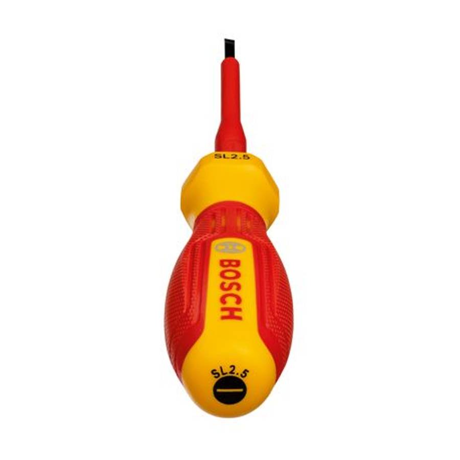 Bosch - VDE Screwdriver SL 2.5 x 75mm - Bosch - VDE Screwdriver SL 2.5 x 75mm