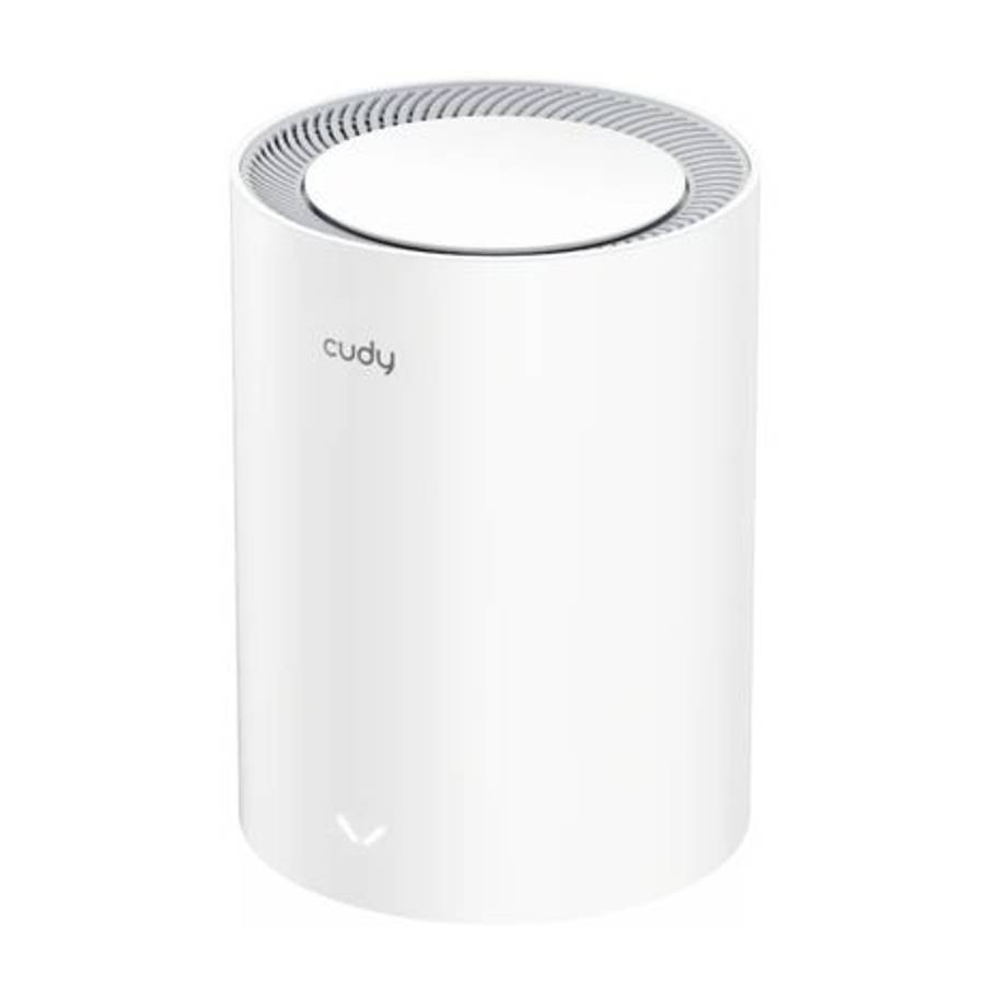 Cudy - AX3000 Wi-Fi 6 Mesh Kit 1 Pack - White - Cudy - AX3000 Wi-Fi 6 Mesh Kit 1 Pack - White