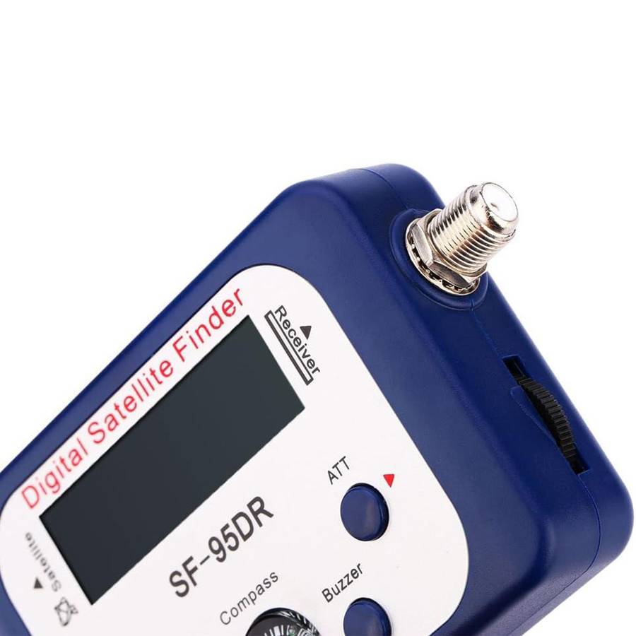 Digital Satellite Signal Meter Finder Meter With LCD Graphic Display Blue