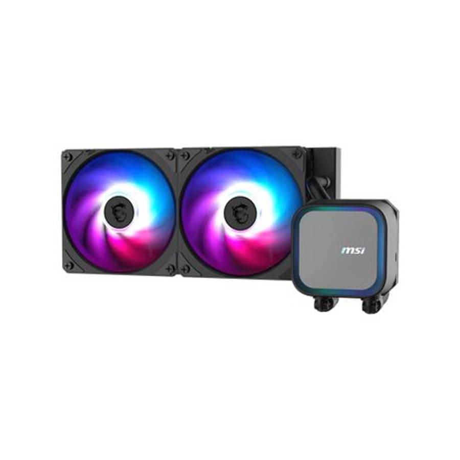 MSI - MAG Coreliquid A13 240 AIO Liquid CPU Cooler - Black - MSI - MAG Coreliquid A13 240 AIO Liq...