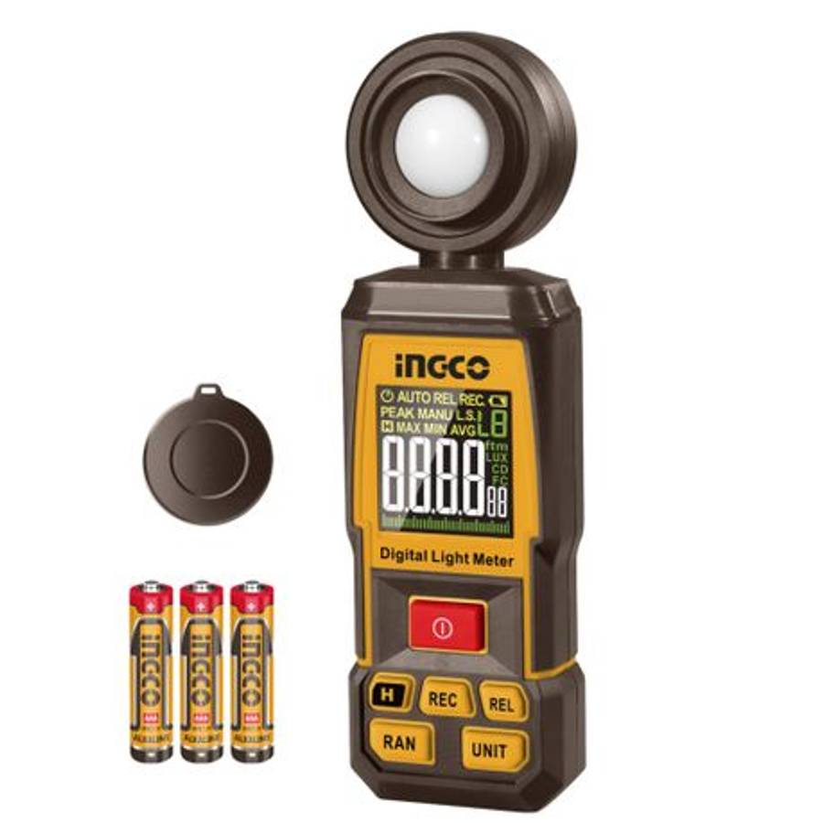 Ingco - Digital Light Luxmeter - Precision Light Measurement Tool - Ingco - Digital Light Luxmete...