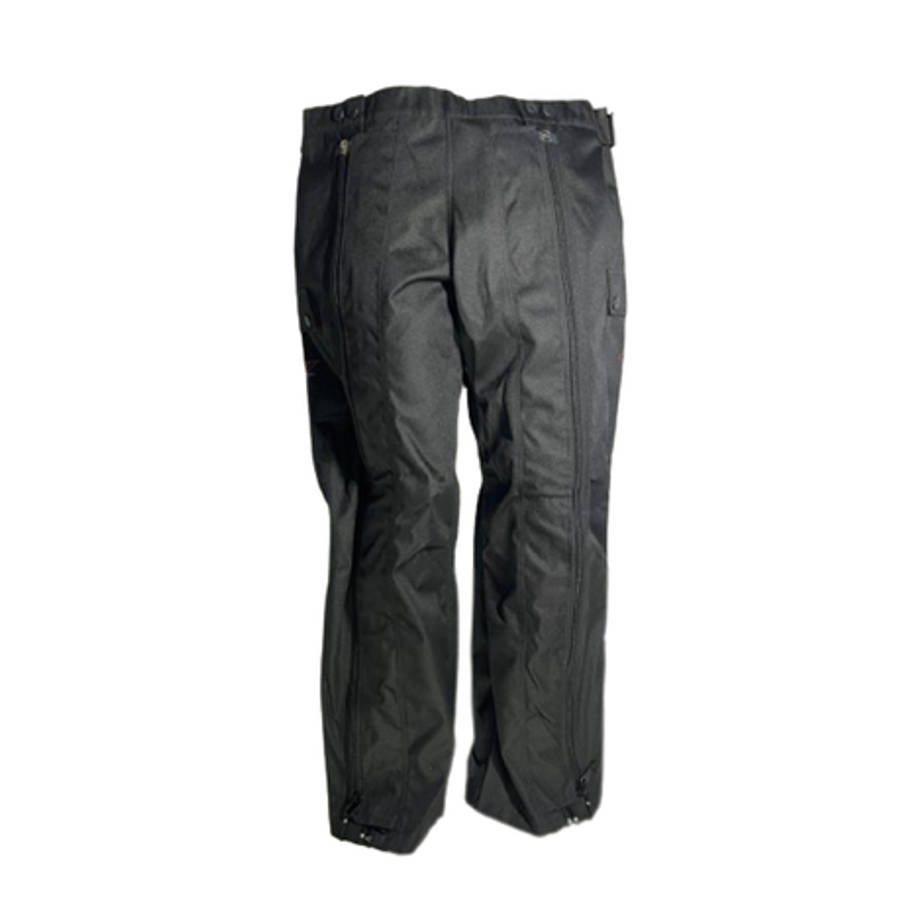 GPI Biker Dual Zip Overall Pants Black Size L