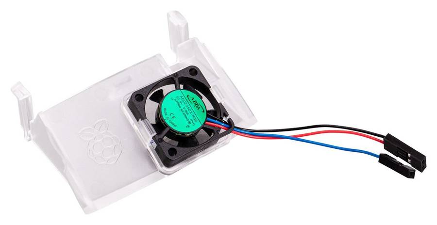 Raspberry-Pi (SC0448) Fan, Raspberry Pi 4 Case, 1.4 CFM, 5V