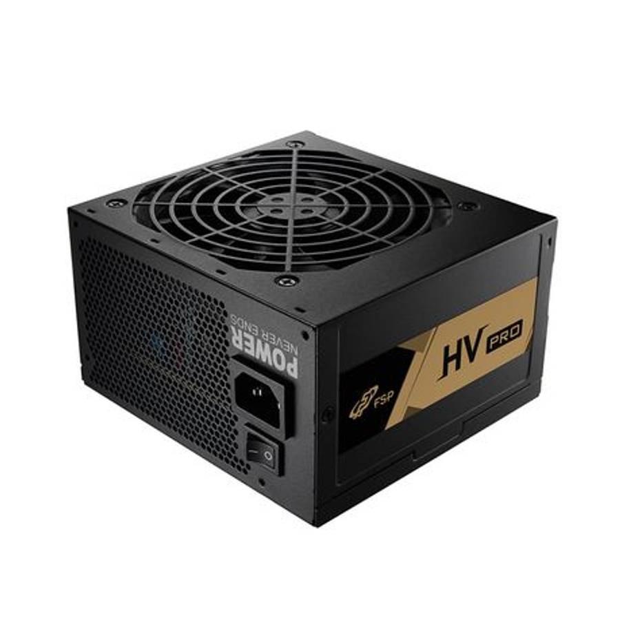 FSP - HV PRO 550W 80Plus PSU - Black - FSP - HV PRO 550W 80Plus PSU - Black
