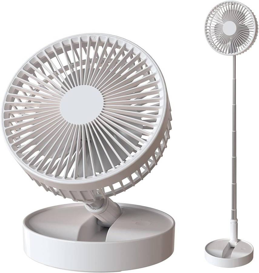 Rechargeable Extendable Folding Fan