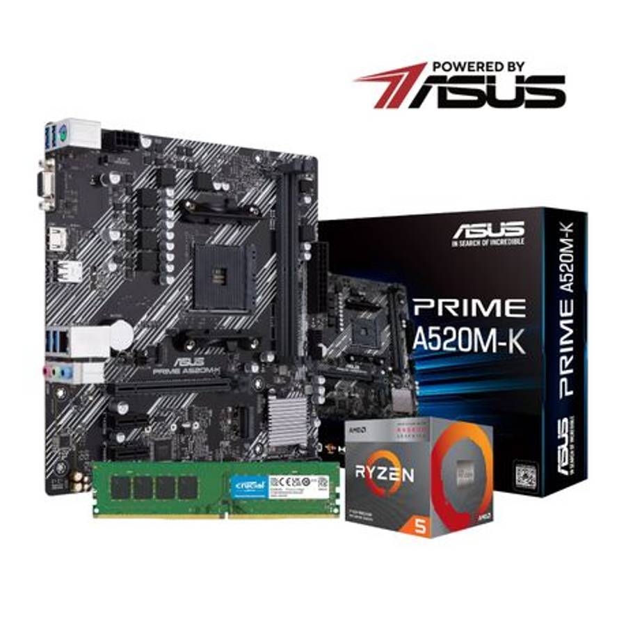 PCBuilder - AMD Ryzen 5 3400G Level UP Core Upgrade Kit - PCBuilder - AMD Ryzen 5 3400G Level UP ...