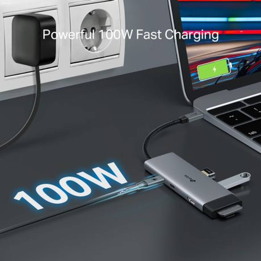 Tp-Link - UH7020C USB Type-C 7-in-1 Hub, 1xHDMI+1xSD+1xmicroSD+1xPD+1xTypeC/A - Tp-Link - UH7020C...