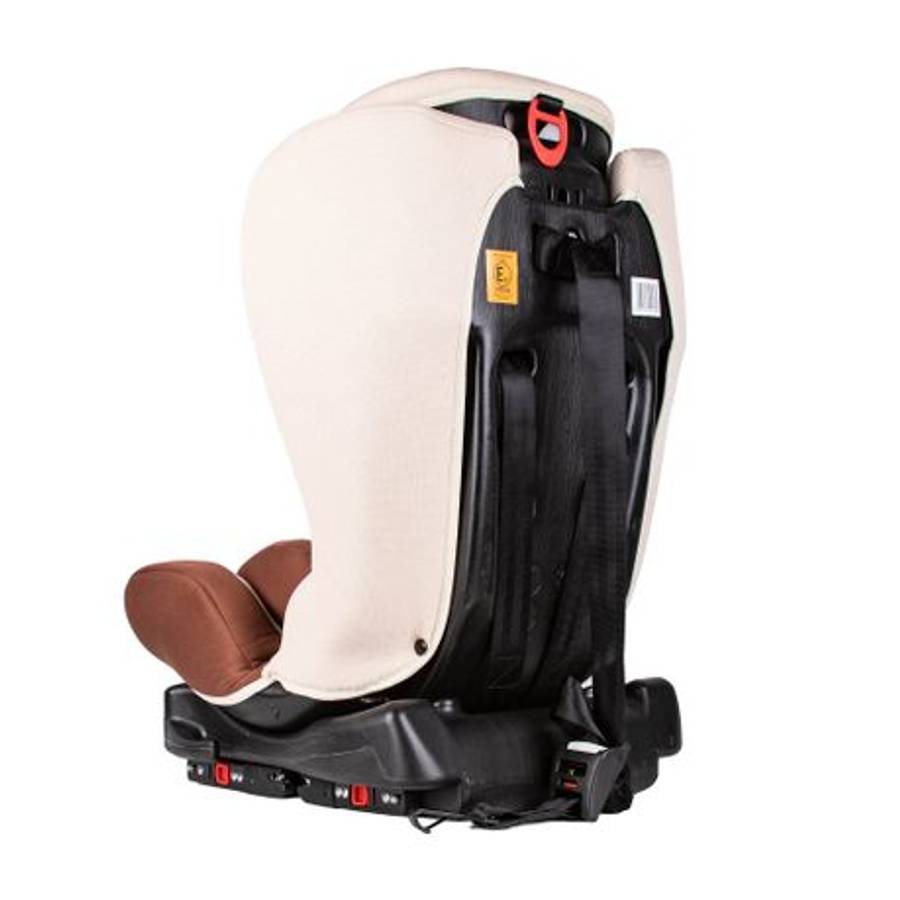 Baby Safety Car Seat Carrier w/ ISOFIX Connector- Brown (Untested)