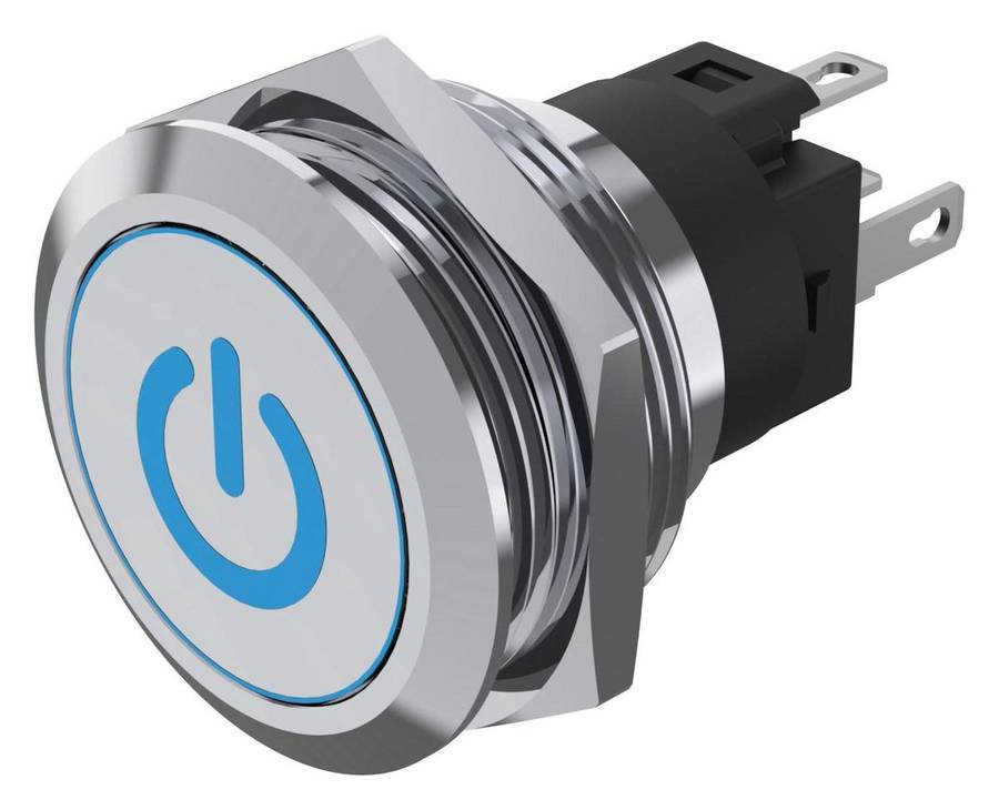 EAO (82-6151.1A24.B002) Vandal Resistant Switch, 82 Series, 22 mm