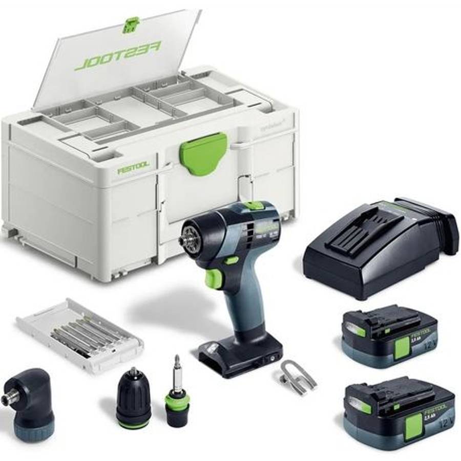 Festool - Cordless Drill Txs12 2,5-set - Festool - Cordless Drill Txs12 2,5-set