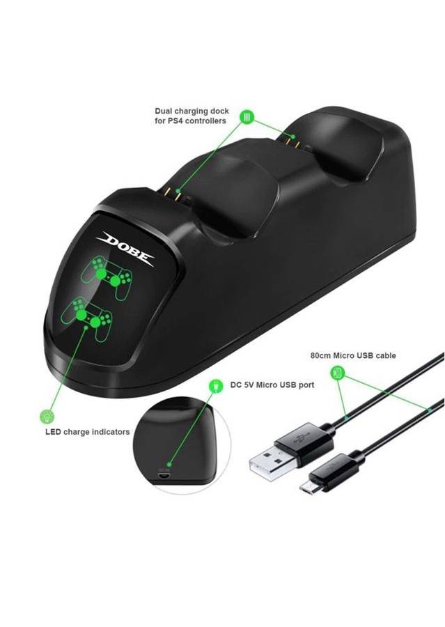 Dobe Dual Charging Dock for PS4 Wireless Controllers