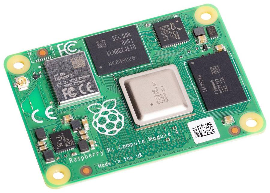 Raspberry-Pi (CM4008016) Compute Module 4, ARM Cortex-A72, 8GB RAM