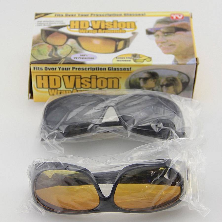 HD Vision Wrap Around Glasses High Definition Lenses Enhances Clarity