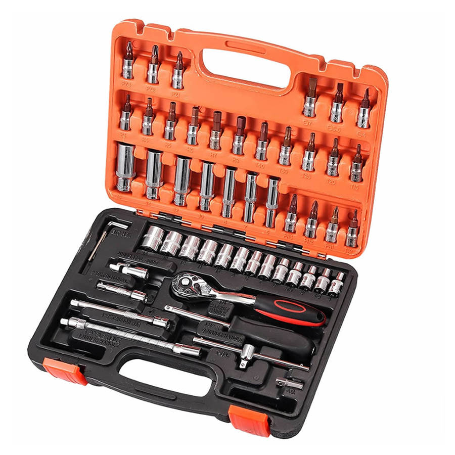 53 Piece Sockets And Wrenches Tools Set