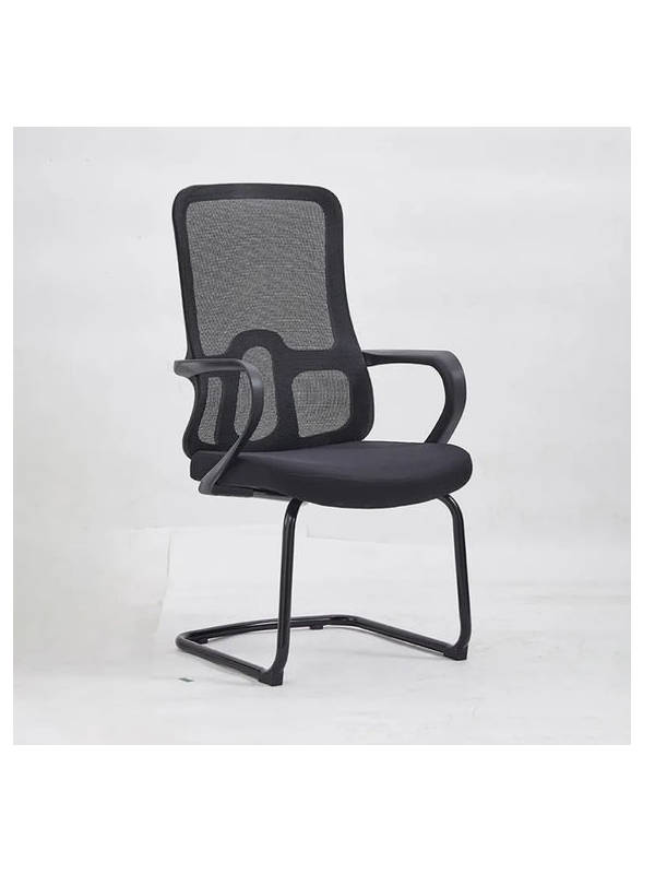 Visitor Office Chair - Breathable Mesh backrest-Black Colour