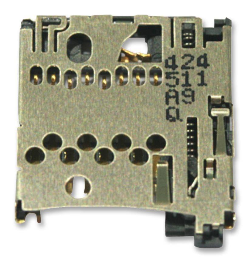 TE Connectivity (2201778-1) Memory Card Connector, MicroSD, Push-Push